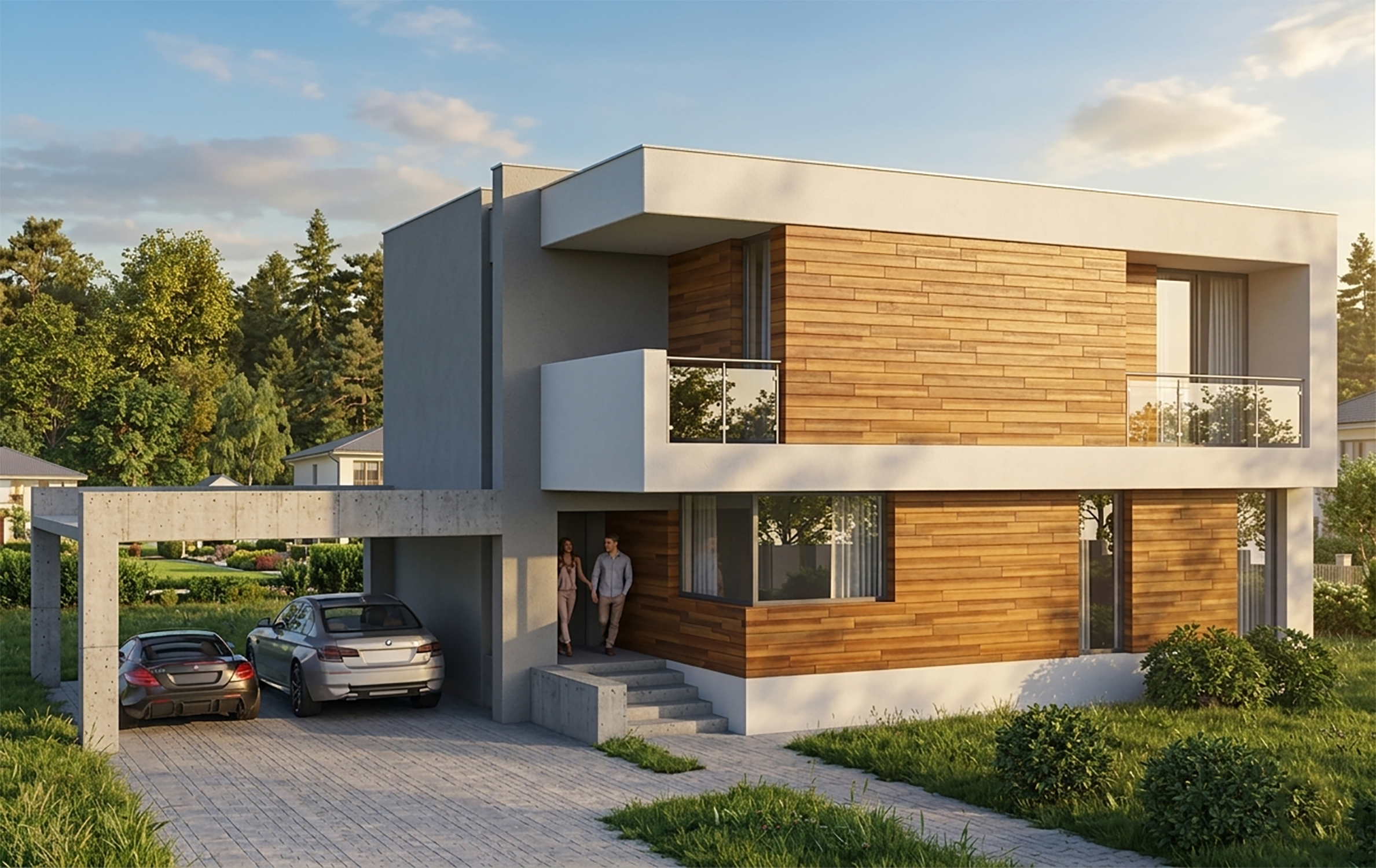 Moderný rodinný dom — ateliér topprojekt