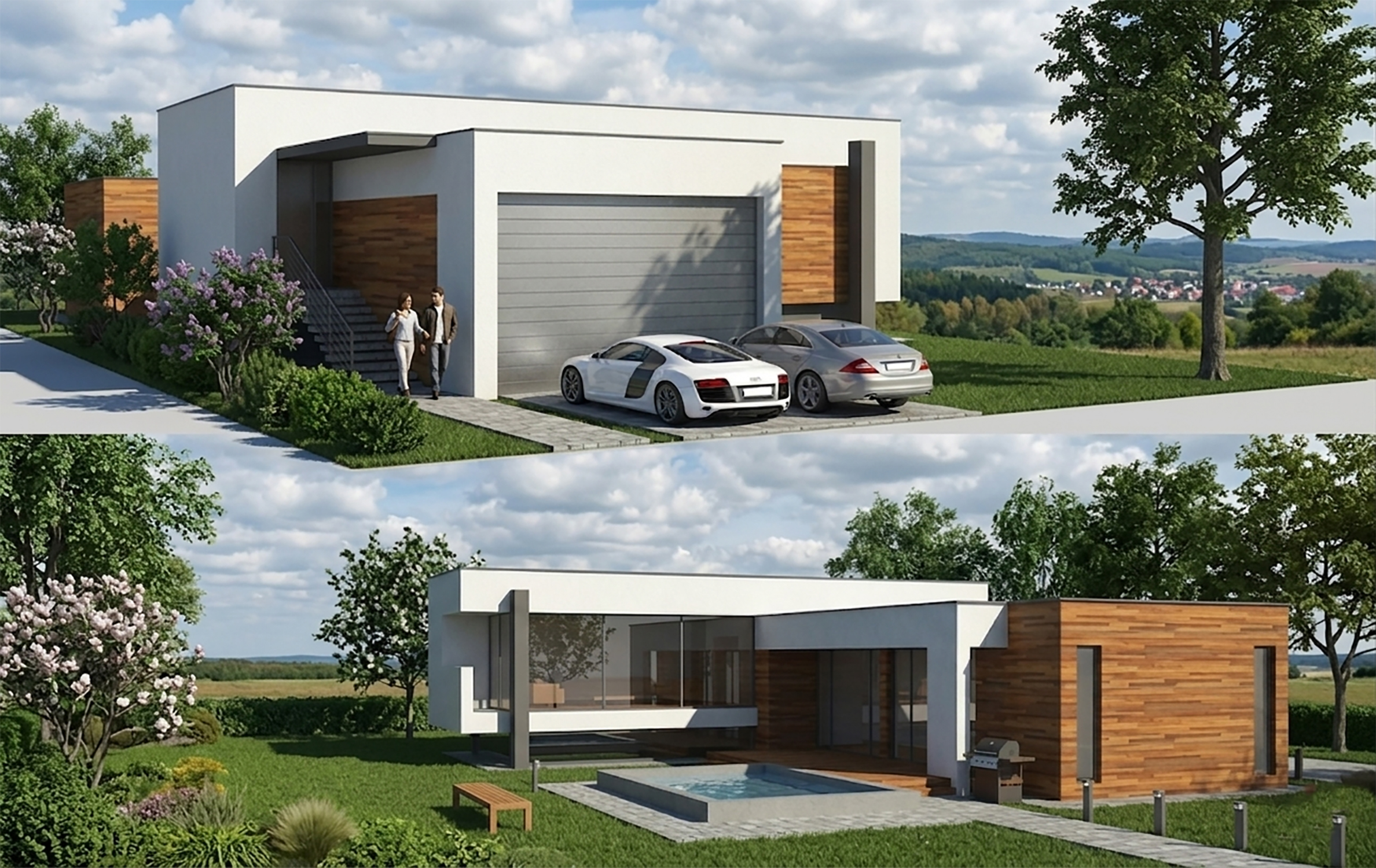 Bungalov s panorámou